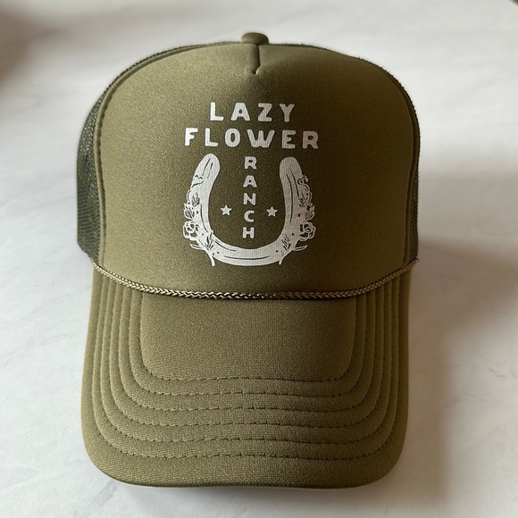 Urban Outfitters Other - Lazy Flower Ranch SnapBack Trucker Hat Like New